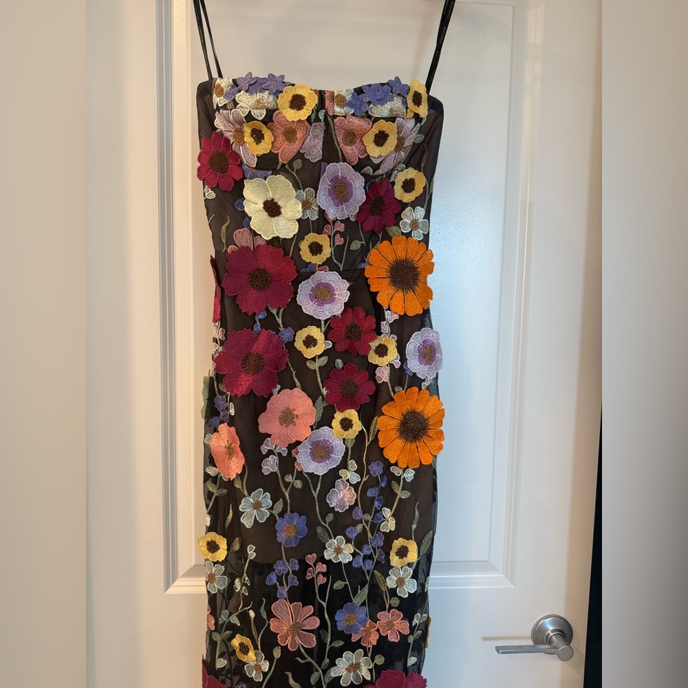 NWOT BRONX AND BANCO BOUQUET MARAYA JASMINE MAXI DRESS, wedding guest dress - Picture 14 of 16